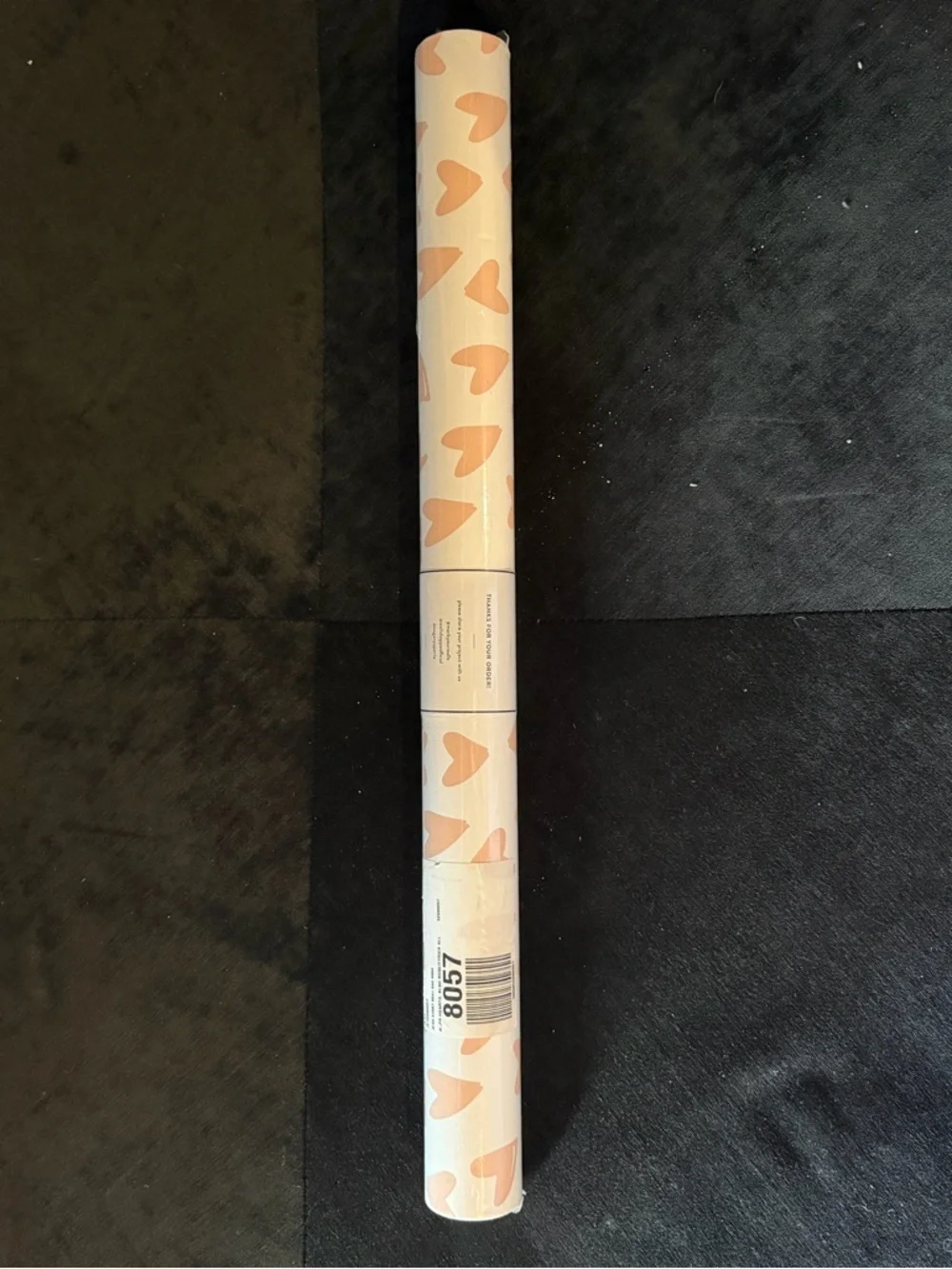 Anthropologie discontinued Scattered Hearts Wallpaper Roll in Soft Pink